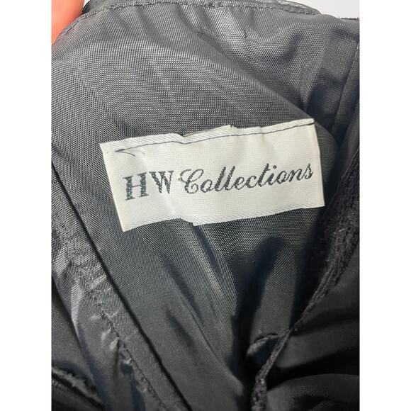 90s Vintage Whimsigoth Layered Dark Fairy Midi Dress Size Medium - Picture 7 of 7